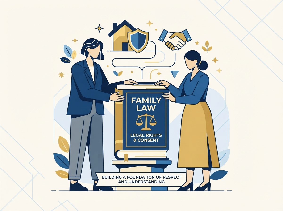 Sentenza Corte Costituzionale adozione - Illustrazione di bilance della giustizia che pesano diversi interessi familiari